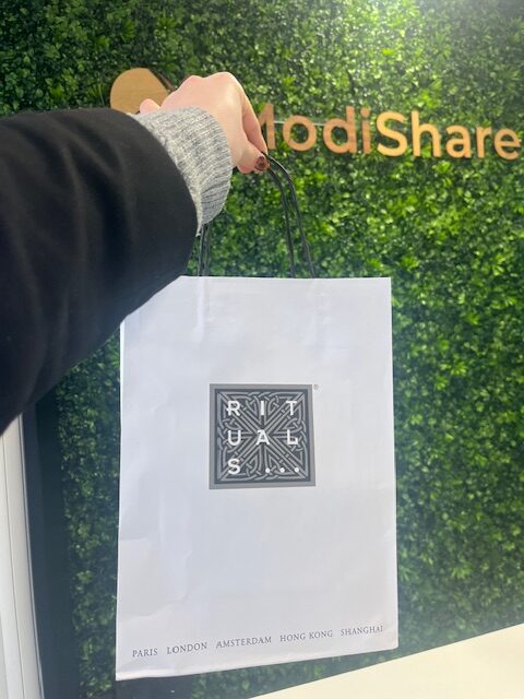 cadeautje die ik kreeg na afloop van mijn stage